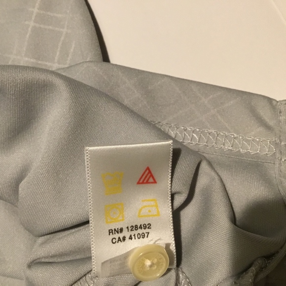 Greg Norman Men's Golf Shirt Gray Pre-Owned Size M - Picture 6 of 8